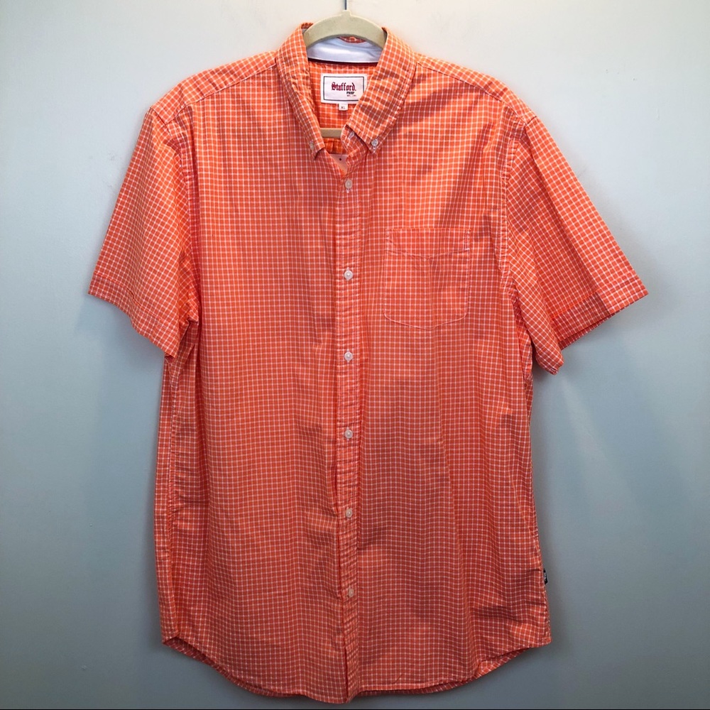 STAFFORD PREP | short sleeve button up BRAND NEW